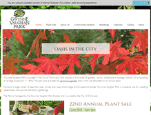 Tablet Screenshot of gwynnevaughanpark.ca